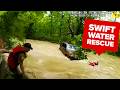 Body cam shows crews rescuing man from vehicle in Ohio creek