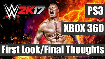WWE 2K17 PS3 - Best WWE game ever?