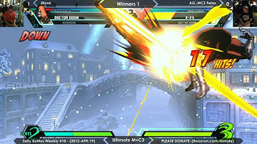 Salty Battles Weekly #10 - UMvC3 W1 - JRosa VS AG MCZ Felax