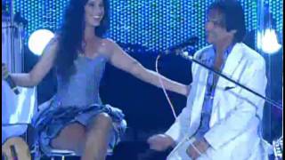 Video thumbnail of "Roberto Carlos & Paula Fernandes Pout-pourri Especial de Natal Praia de Copacabana 2010"
