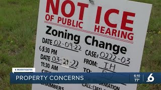 A proposed zoning change from heavy industrial to RV highlights lack of accountability