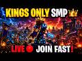 MINECRAFT KINGS ONLY SMP LIVE 🔴 | ONLY PRO PLAYERS 👑 | JOIN FAST! #shorts