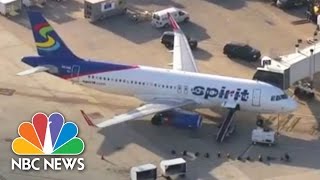 Brawls Break Out After Spirit Airlines Cancels Flights | NBC News