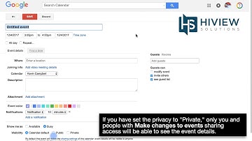 How to change event privacy settings in Calendar