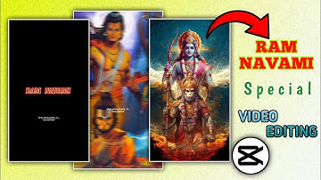 Ram Navami Status video Editing | Capcut App Se 2024 | Trending reels video Ram Navami video edit
