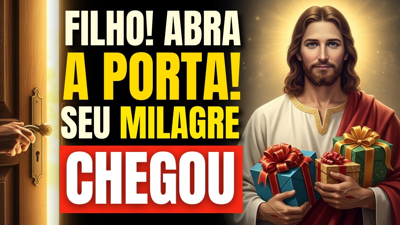 MEU FILHO, ALGO SOBRENATURAL VAI ACONTECER AINDA HOJE... PREPARE-SE!