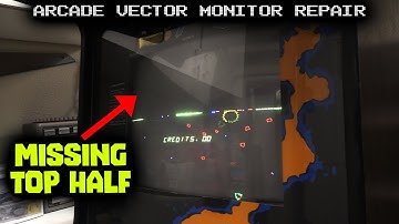 Repairing the G08 Arcade Vector Monitor | Partial Collapse / Deflection