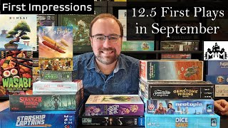 12.5 Games I Played for the First Time in September