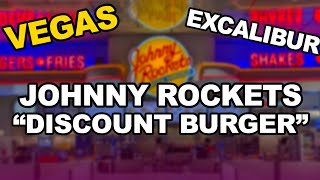 Johnny Rockets, Discounted Burger, Excalibur Hotel Casino Las Vegas