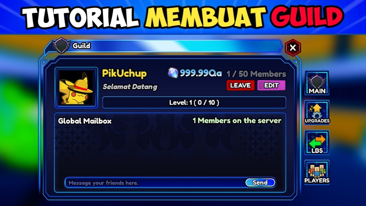 Cara Membuat Guild - Arise Crossover Roblox