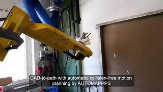 Part in hand welding - robot offline programming screenshot 5