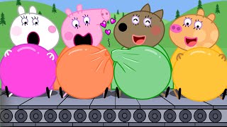Peppa Pig Brewing Cute Baby Factory - Mummy Pig Is Pregnant Peppa Pig Funny Animation