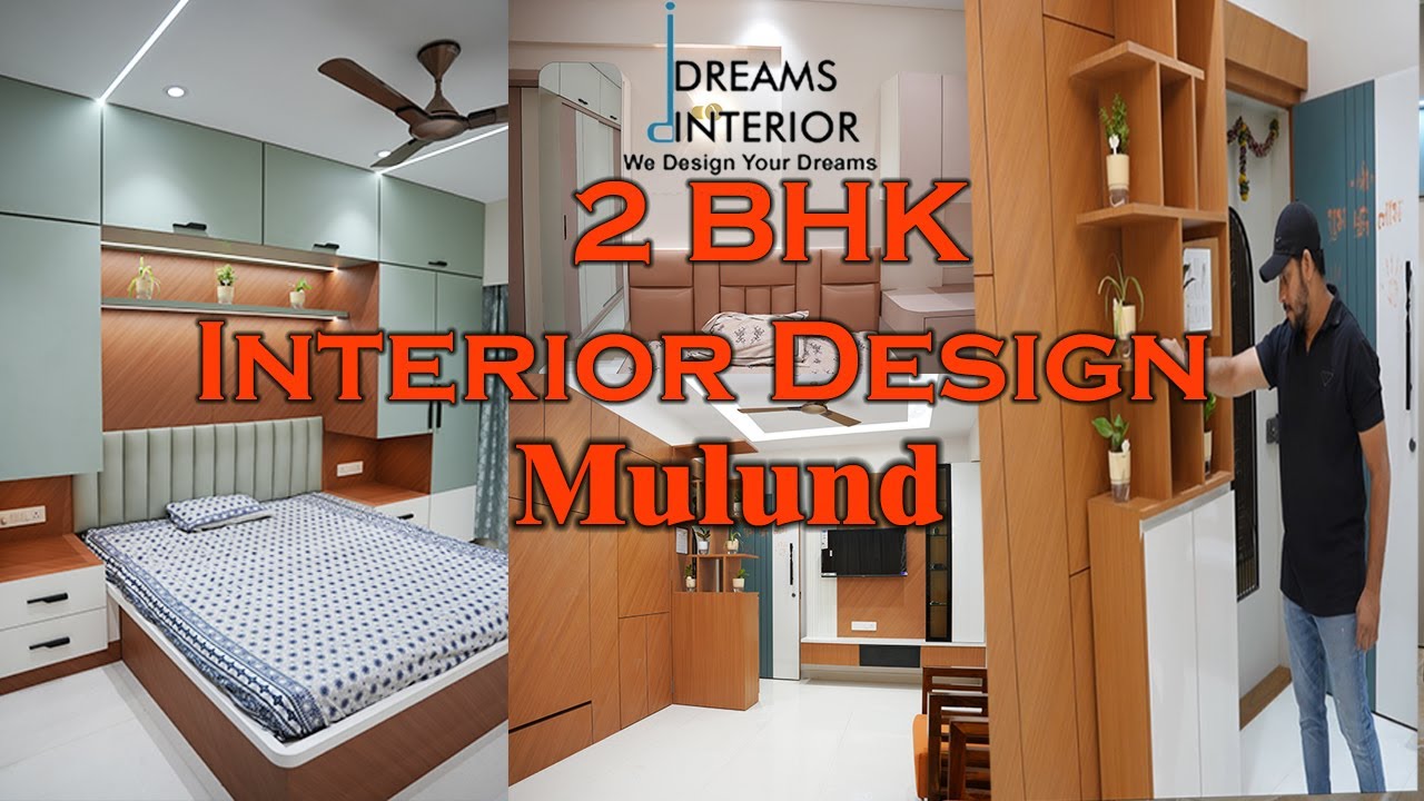 2BHK Home Interior| Space-saving Design | 2BHK home interior design ...