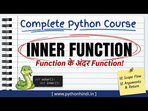 Python Inner Function | Nested Functions Explained | Python Tutorial 🔥