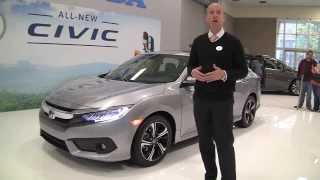 2016 Honda Civic Review - ALL NEW, first public look at Seattle Auto Show
