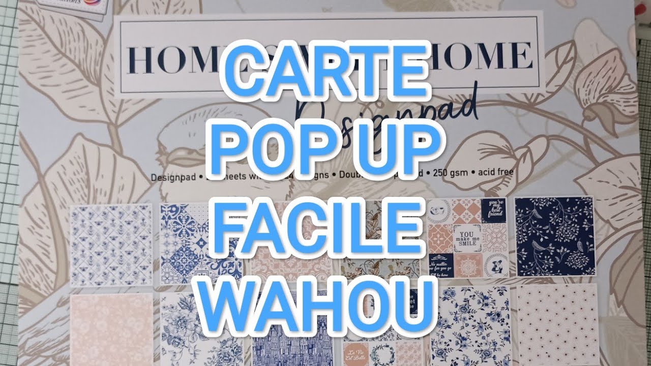 [TUTO] :Carte POP-UP originale et très FACILE à réaliser