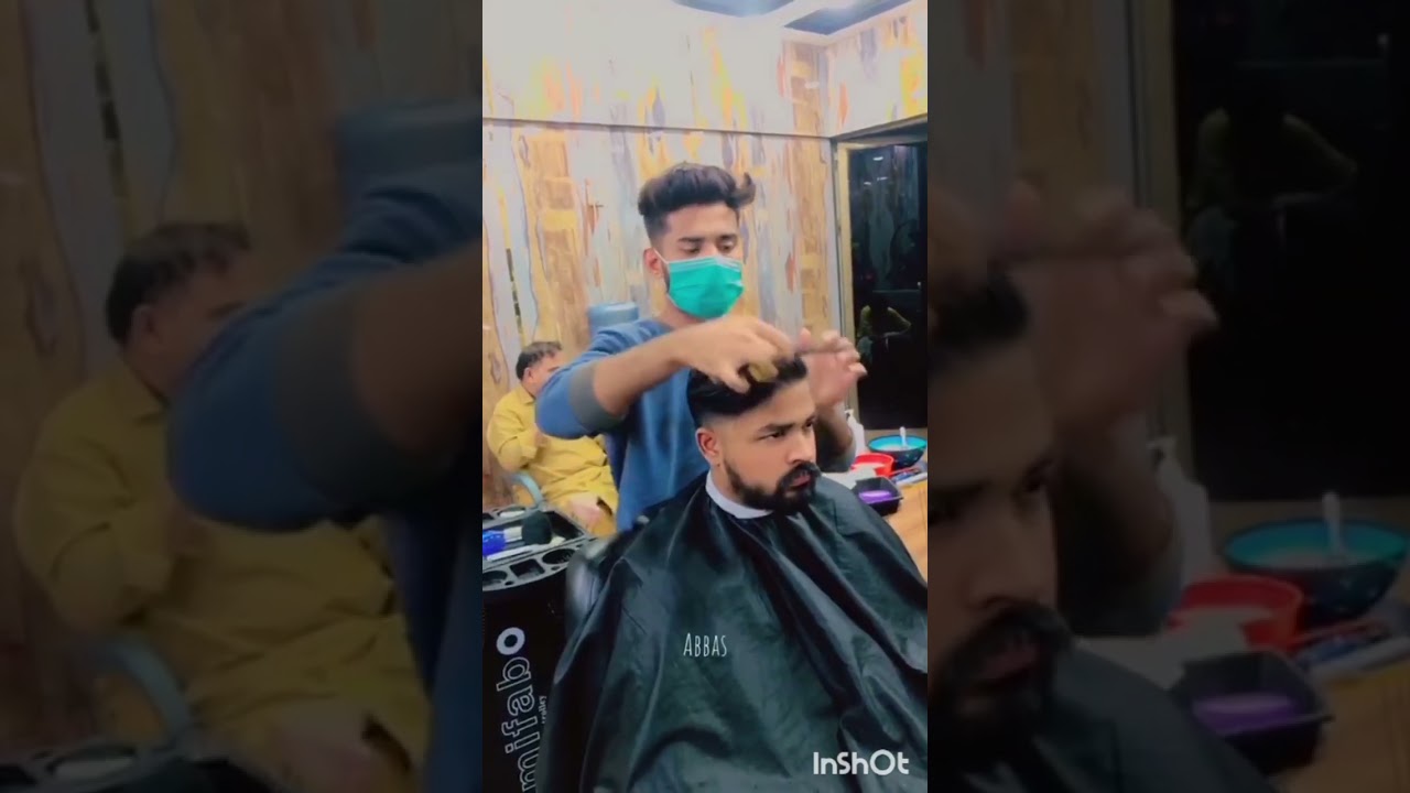 new hair cut YouTube short veido foryou gap ashiq ali whatsapp 03079554665