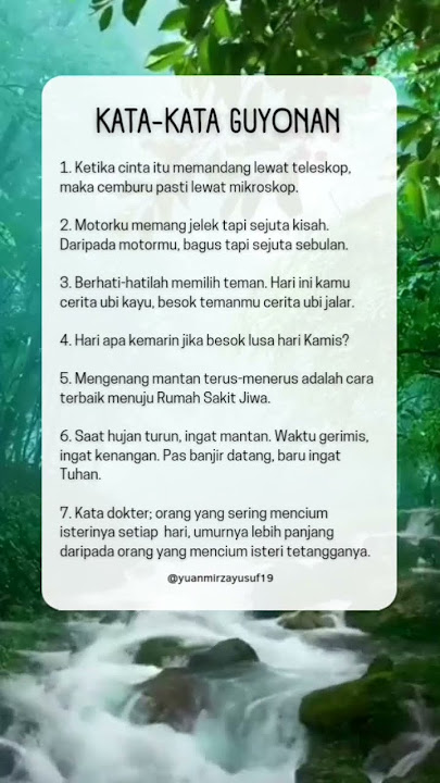 Kata-Kata Guyonan #shorts #status #katakata #guyonan #ngakak