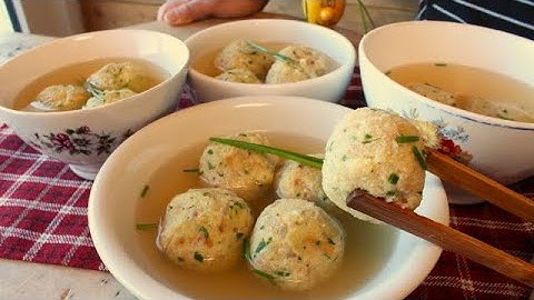 Canederli in Brodo della tradizione  Knodel ricetta Canederli