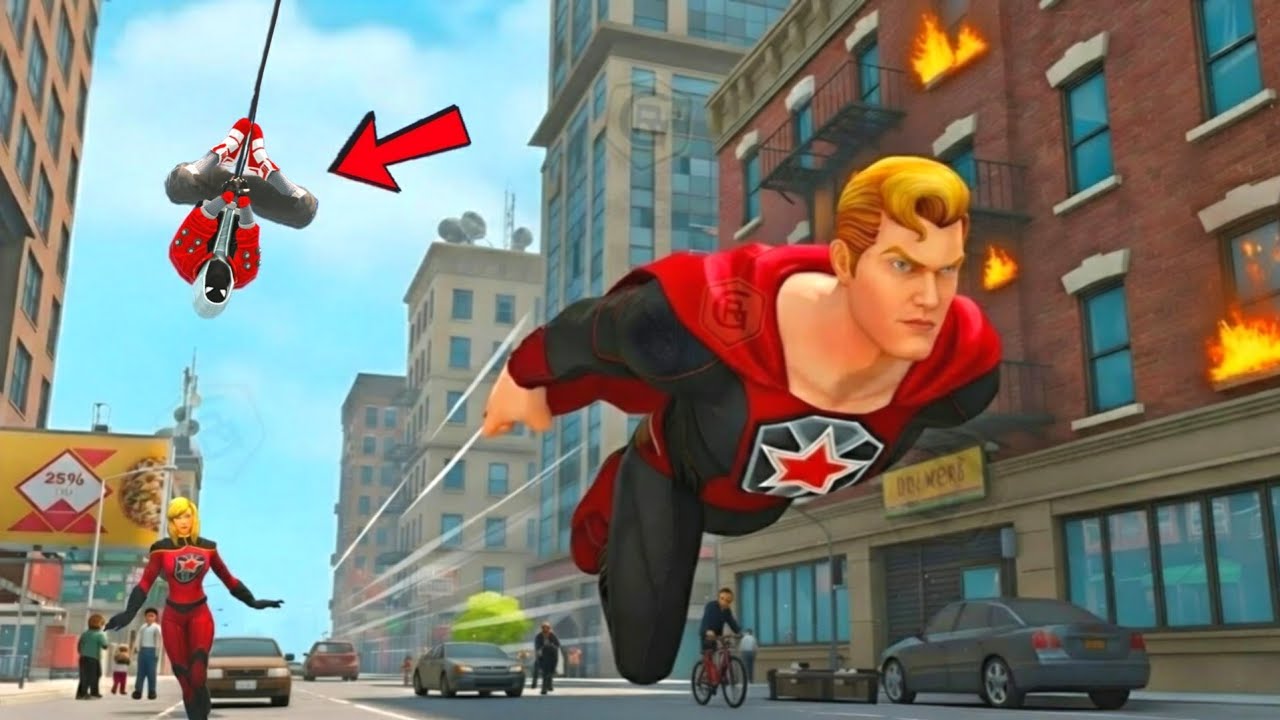 I Play Best Super Man Game On Mobile Available On Play Store