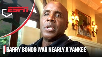 Barry Bonds recounts how close he came to joining the Yankees 👀 | MLB on ESPN