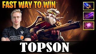 TOPSON - Sniper MID | FAST WAY TO WIN | Dota 2 Pro MMR Gameplay
