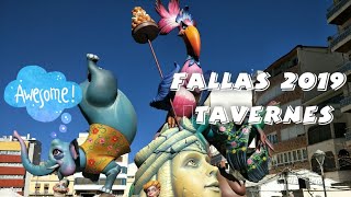 FALLAS 2019 IN TAVERNES DE LA VALLDIGNA, VALENCIA, SPAIN