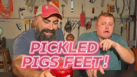 Trying Pickled Pig’s Feet!