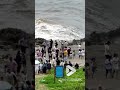 Surging Qiantang River tide narrowly misses spectators in China || Viral Video UK