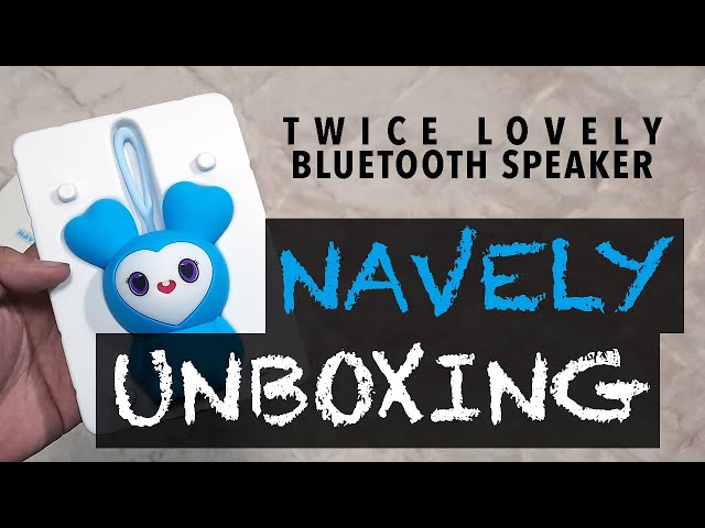 Unboxing TWICE Lovely Bluetooth Speaker (Navely) - YouTube