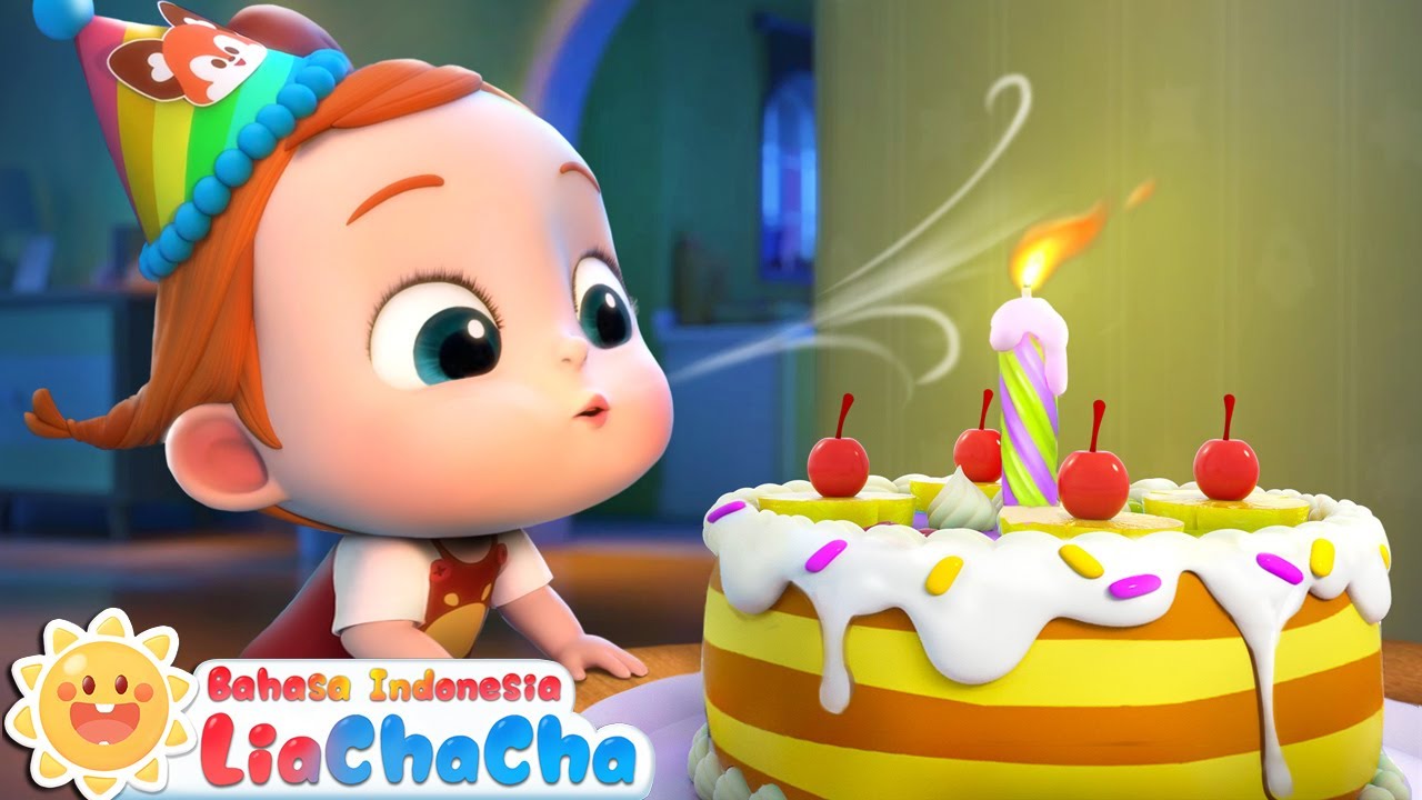 Lagu Bayi Tiup Lilin | 🎂🎉Lagu Ulang Tahun | Lagu Lucu | Lagu Anak | LiaChaCha Bahasa Indonesia