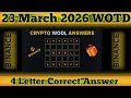 Binance Word of the Day Answer Today 23 March 2026 | Theme: AI Trading | Binance Word Of The Day