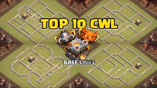 TH11 CWL BASES THAT FEEL UNFAIR 🔥 | TOP 10 COPY LINKS