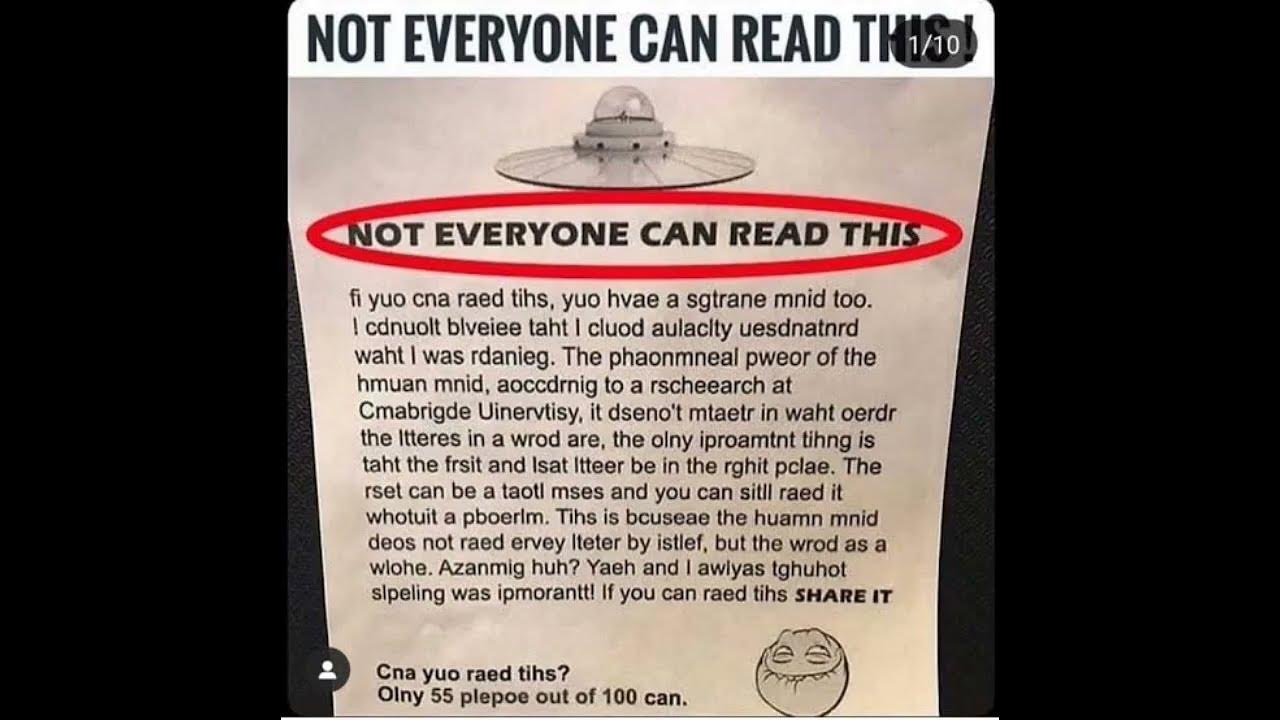 Not Everyone Can Read This Paper