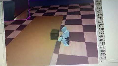 Robotis-Op2 Grasping in the Simulation Environment by using Deep Reinforcement Learning