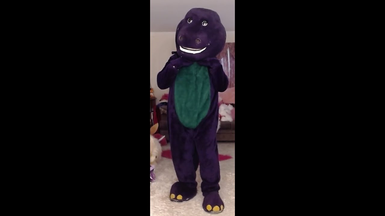Barney Fluff Full suit video - YouTube