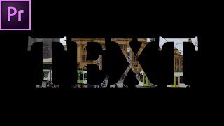 Premiere Pro CC 2026 - How To Create Transparent Text (Tutorial)