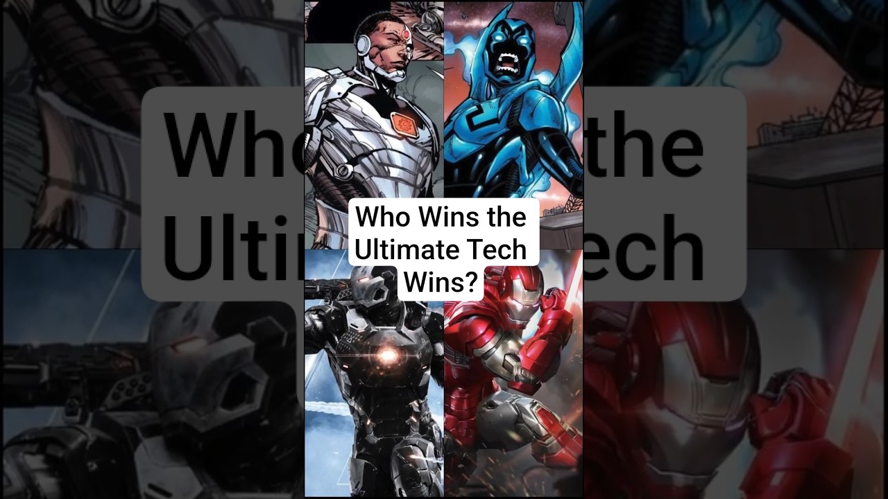 Iron Man vs Cyborg vs Blue Beetle vs War Machine – Who Wins the Ultimate Tech War?