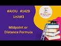 #AIOU #1429 Unit#3