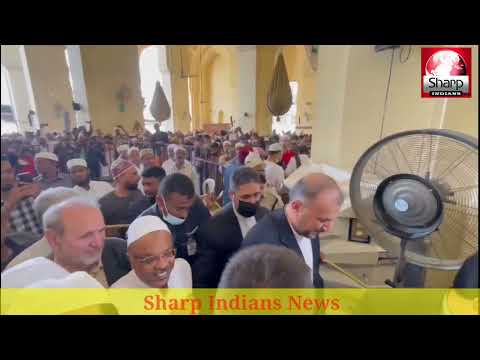 IRAN.foreign minister Dr. Hossien Amir Abdullahain visit historical mecca masjid,Hyderabad