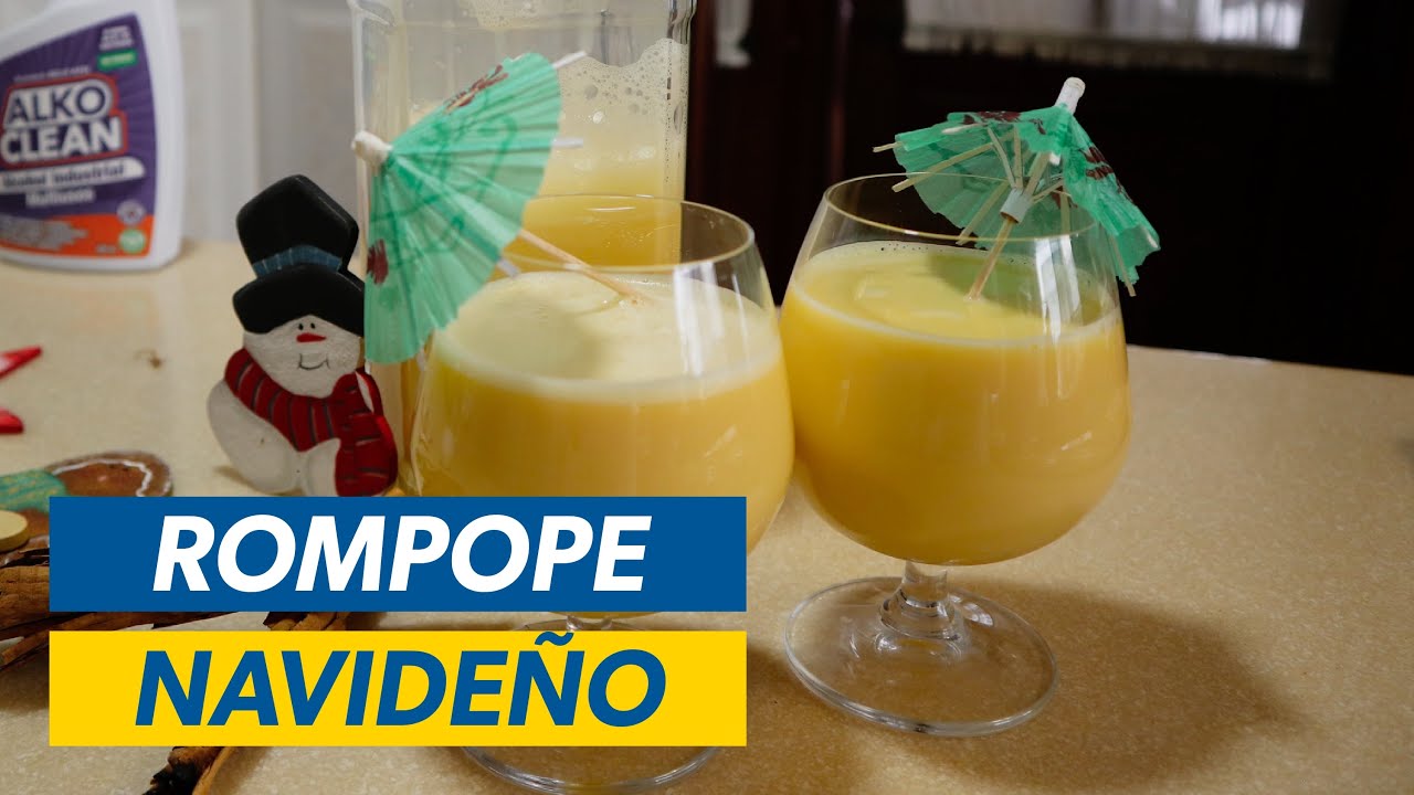 Cómo Hacer ROMPOPE Navideño 😋🎄 - YouTube
