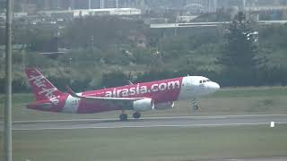 泰國亞洲航空 Thai AirAsia A320-216(HS-BBV) FD-230 桃園(TPE)→沖繩(OKA) takeoff