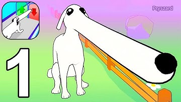 Long Dog Run: Long Nose 3D - Gameplay Walkthrough Part 1 Let Me Do It For You Level 1-10 (Android)