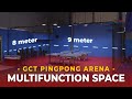 GCT PINGPONG ARENA | Multifunction Space dengan ukuran 9x8m - RIVAISPORT