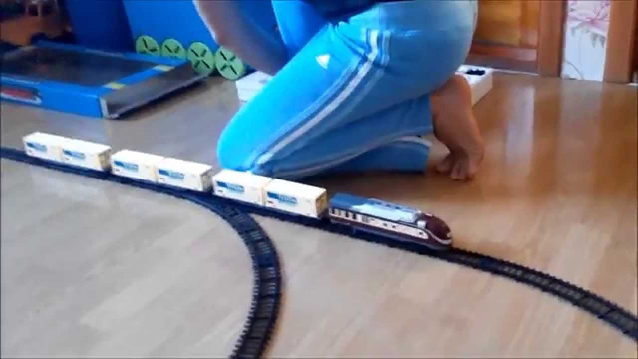 Fenfa Детский поезд распаковка.Детская железная дорога.