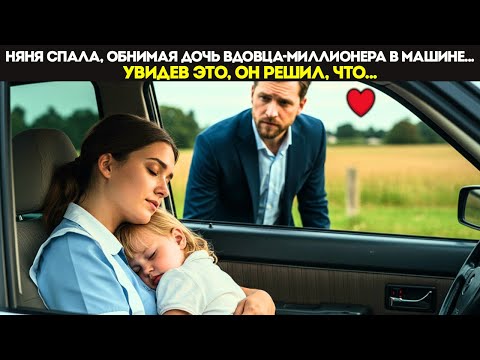 Няня Спала, Обнимая Дочь Миллионера Вдовца В Машине… Когда Он Увидел Их, Решил, Что…