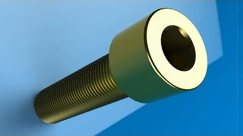 SolidWorks Tutorial-Socket Head,Size AUTO Change,ISO Machine Screw,PhotoView rendering (3D download)