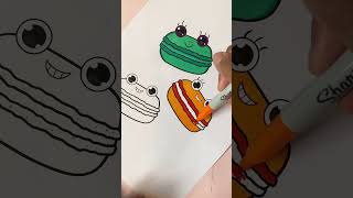 Color With Me | Macaron from my Dessert Overload Coloring Book #coloringbook #coloringbookforkids