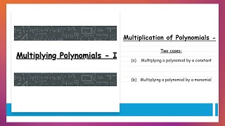 Multiplying Polynomials with Ease! #math #multiplypolynomials #multiplication @GEDMathSimplified