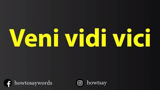 نقطة بين قوسين - Veni, vidi, vici وتقرأ : فيني فيدي فيتشي وهي عبارة  لاتينية شهيرة معناها أتيت، رأيت، غزوت أطلقها الإمبراطور يوليوس قيصر في  إحدى حروبه الشهيرة سنة 47 ق، م،